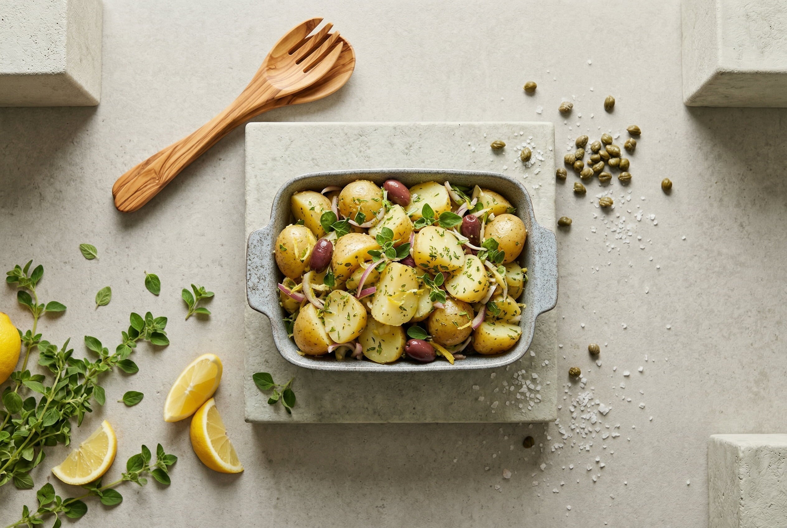 Patatosalata — Kretischer Kartoffelsalat