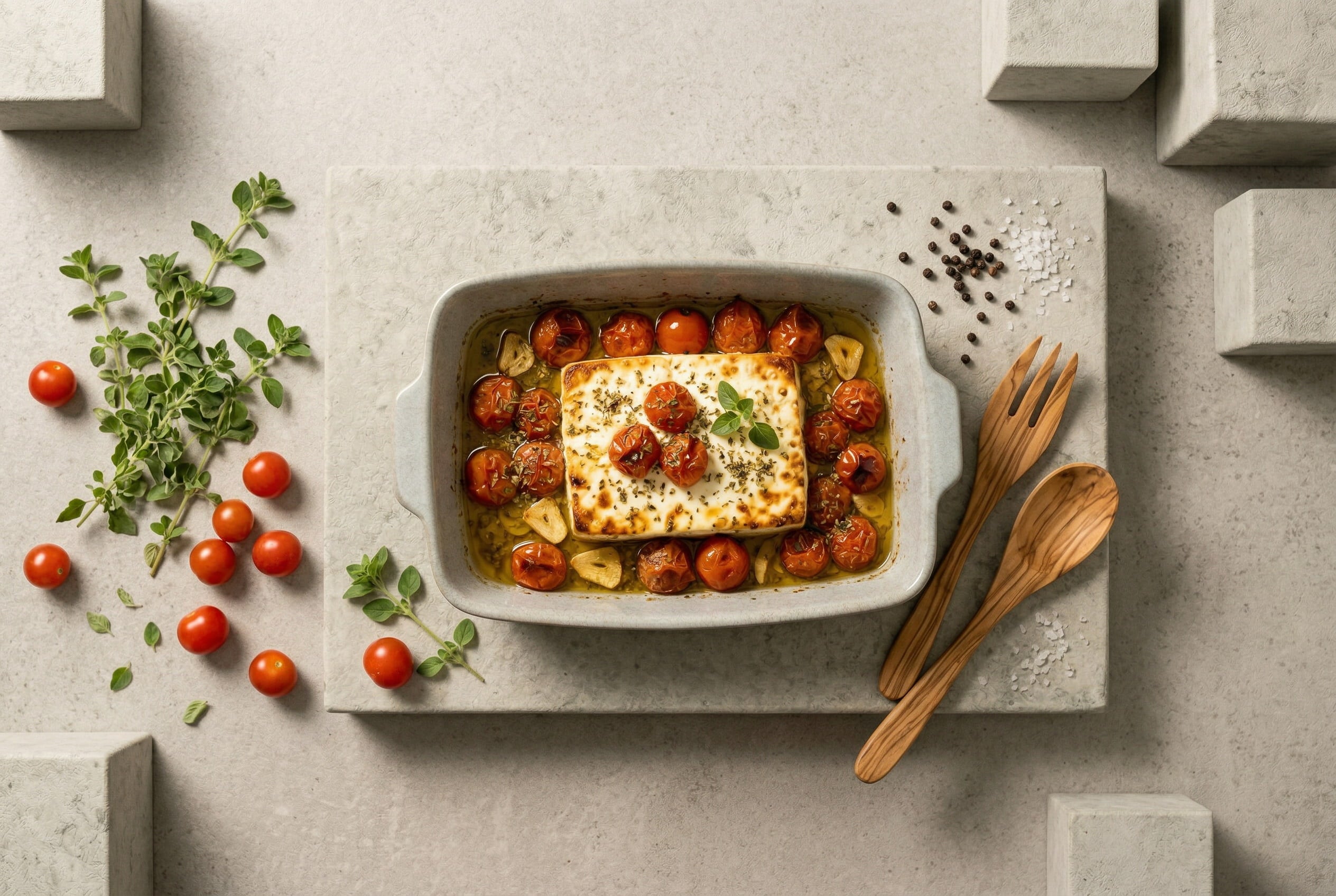Feta Psiti - Gebackener Feta aus dem Ofen