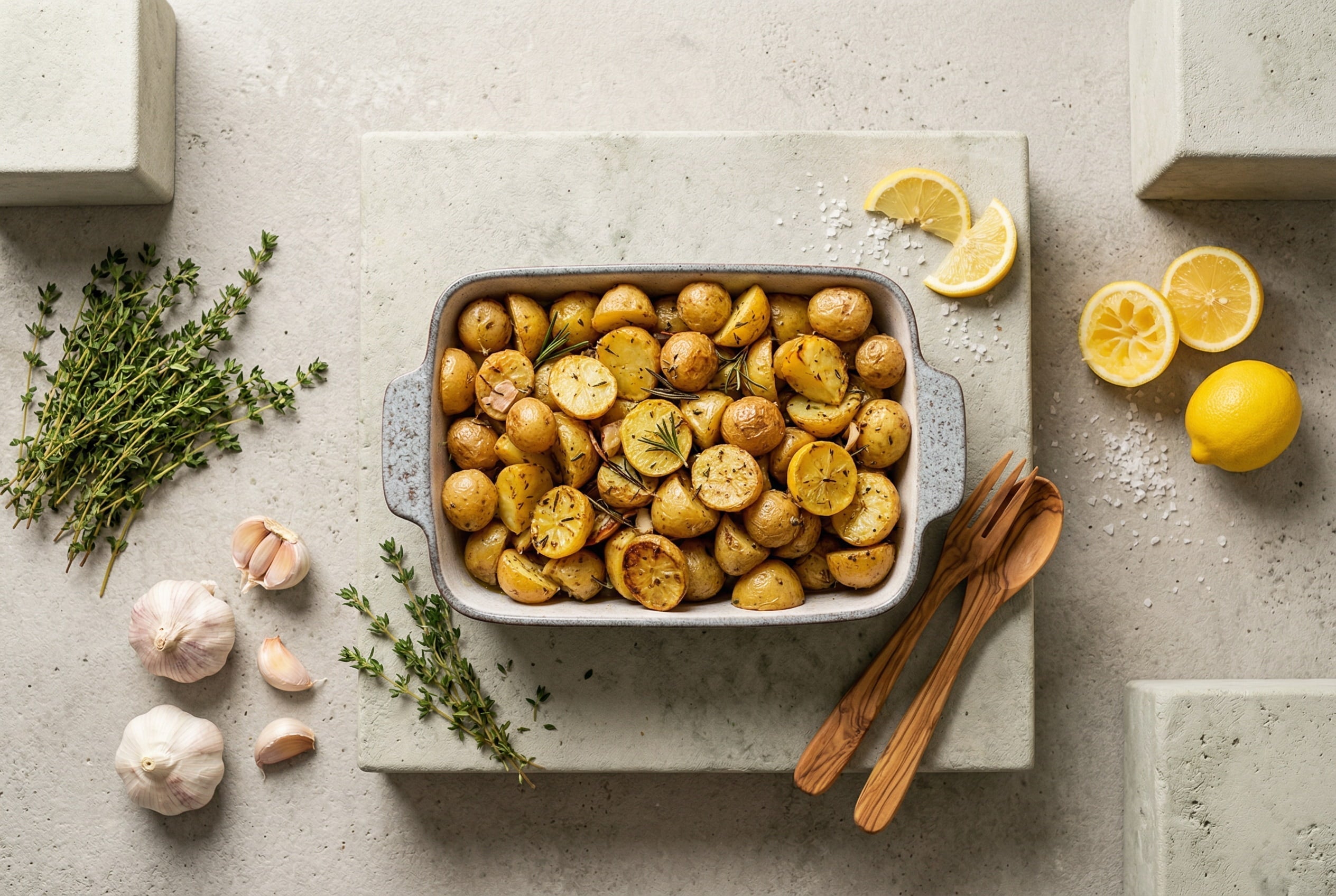 Patates Fournou - Griechische Ofenkartoffeln
